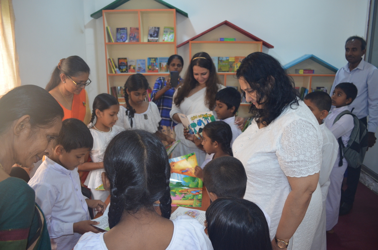 A New Little Library Opened at Pitabaddara, Matara